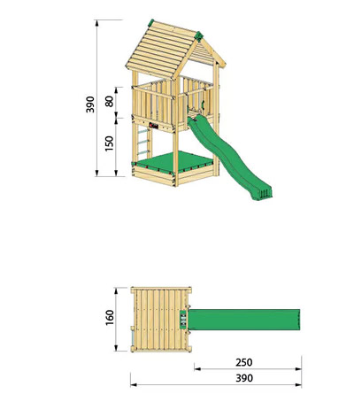 Project 2 Climbing Frame Dimensions