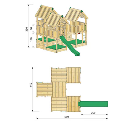 Project 8 Climbing Frame Dimensions